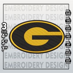 Grambling State  Embroidery Designs, NCAA Logo Embroidery Files, NCAA Grambling, Machine Embroidery Pattern