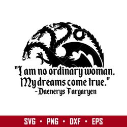 I Am No Or Dinary Woman Mydreams Come True Svg, Mother's Day Svg, Png Dxf Eps Digital File