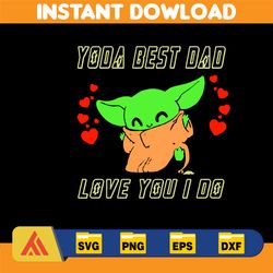 Yoda Best Dad svg , Father's Day Svg, Dad Quotes Svg, Png Clipart,dad svg, svg dad gift ,dad quotes svg,dad sayings svg