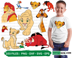 Lion King SVG Bundle: High-Quality Vector Graphics, SVG - PNG - DXF - EPS  Perfect SVG designs