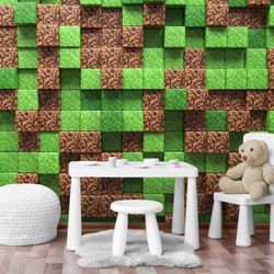 Minecraft wallpaper Art - Peel and Stick