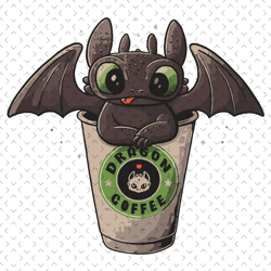 Cute Dragon Coffee Cup Svg, Trending Svg, Dragon Coffee Svg, Coffee Cup Svg, Baby Dragon Svg, Coffee Svg, Coffee Lover S
