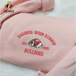 Gardner Webb Runnin Bulldogs Embroidered Sweatshirt, NCAA Embroidered Shirt, Embroidered Hoodie, Unisex T-Shirt