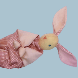 Bunny doll pattern Rabbit toy sewing pattern Tutorial Bunny toy Lovey Baby doll pattern Newborn toy