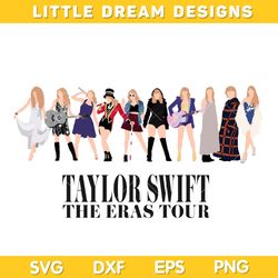 Taylor Swift Eras Tour PNG, Taylor Swift Fashion PNG, The Eras Tour Albums PNG