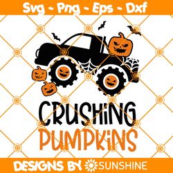 Crushing Pumpkins Truck Svg, Halloween Truck & Pumpkins Svg, Crushing Pumpkins svg, Pumpkin truck Svg, File For Cricut
