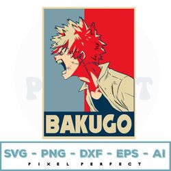 Bakugo Katsuki Svg, My Hero Academia Svg, Boku No Hero Academia Svg, Cartoon Svg, Svg Png Dxf Eps Download Files