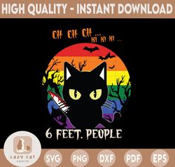 Murder Cat - Ch Ch Ki Ki- Crazy black cat SVG, LGBT flag SVG, Funny - Meme - Cricut - Cut File - sublimation