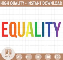 Pride SVG, Equality Pride Inclusion Rainbow Retro Stacked words, LGBTQ Pride BIPOC Trans, Cut file, laser file, and subl