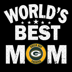 Worlds Best Mom Green Bay Packers Svg, Sport Svg, Mothers Day Svg, Best Mom Svg, Packers Mom Svg, Green Bay Packers, Pac