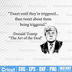 Donald Trump svg, trump svg The Art of the Deal SVG, DXF, PNG, Eps, files for Silhouette, Cricut, Cutting Machines