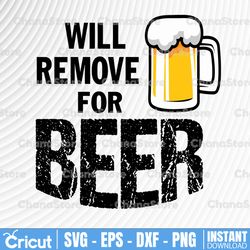 Will Remove Beer Mask PNG Printable, Digital Print Design Download