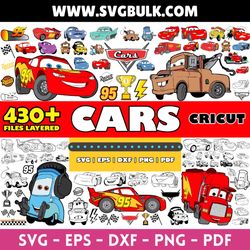 Cars SVG Bundle, cars svg, Lightning McQueen svg, Cars PNG clipart, For cars shirt or birthday