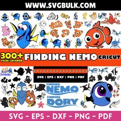 Nemo Layered SVG, Nemo PNG, Dory SVG, Finding Nemo clipart for cricut, Instant digital download, svg bundle