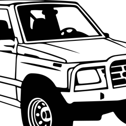 Chevrolet Geo Tracker Vector File. laser engraving, cnc router, cutting, engraving, cricut, vinyl cutting file