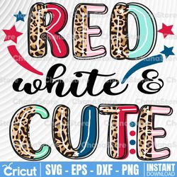 4th of July Png, Red, White, and Cute Png, Patriotic, Digital Download