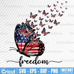 America Freedom Butterfly PNG, Butterflies Freedom, America Flag Butterflies, Independence Day, Memorial Day