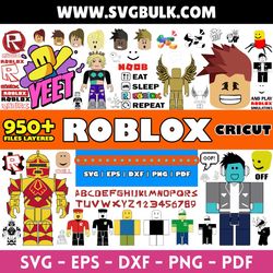 roblox svg Bundle, roblox Clipart, roblox svg, roblox layered, roblox birthday svg, svg for cricut