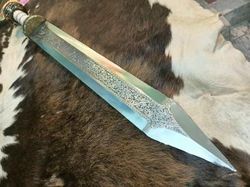 Customizable Engraved Roman Sword, Gladius Sword |Gladiator Sword with Sheath, Fully Handmade