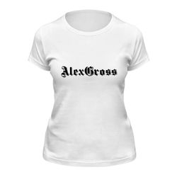 Digital file AlexGross for White T-Shirt for download. Digital design for printing on t shirts, cups, bags, hats, key ch