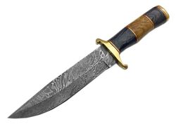 Custom Handmade Damascus Steel Hunting knife Bowie Knife Camping Knife.