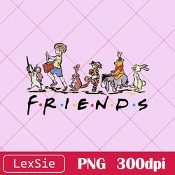 Winnie The Pooh Friends PNG, Winnie The Pooh Png, Pooh Floral Png, Pooh And Friends PNG, Pooh Honey Png, Pooh And Piglet