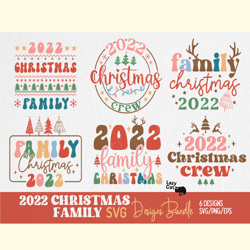 2022 Christmas Family SVG Bundle