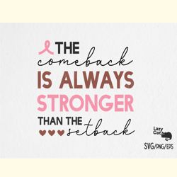 Breast Cancer Quote SVG Design