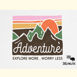 Camping Adventure SVG Design
