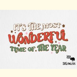 Christmas Wonderful Time  SVG Design