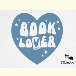 Book Lover SVG Design