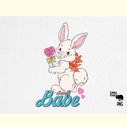 Bunny Babe Vintage Easter Sublimation