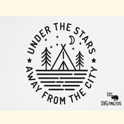 Camping Quote SVG Design