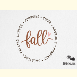 Fall Saying SVG Design