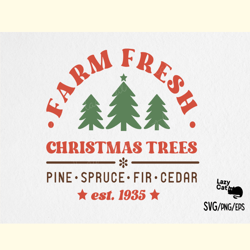 Farm Fresh Christmas SVG Design