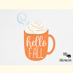 Hello Fall SVG Design
