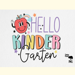 Hello Kinder Garden , School PNG Clipart