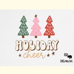Holiday Cheer Christmas SVG Design