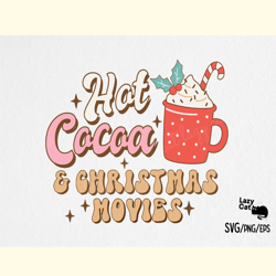 Hot Cocoa Christmas SVG Design