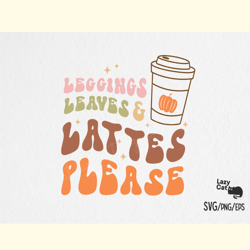 Latte Fall Quote SVG Design