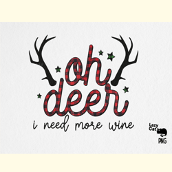 Oh Deer Christmas Sublimation