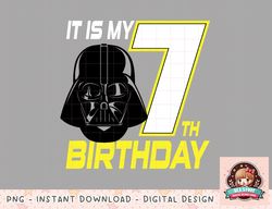 Star Wars Darth Vader 7th Birthday png
