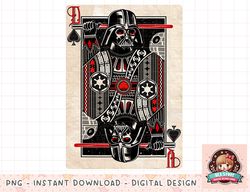 Star Wars Darth Vader King of Spades Playing Card png