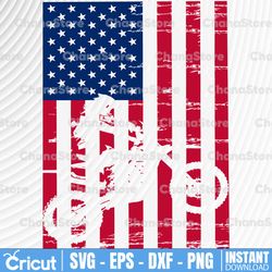 Dirty bike Flag SVG, PNG , patriotic, american flag, 4th of july svg, biker shirt vector design, USA flag