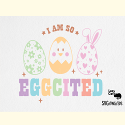 Retro Easter Egg Puns SVG Design