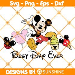 Best Day Ever Mickey Mouse Snacks Svg, Disney Vacation Svg, Disneyworld Family Shirts, Mickey Mouse Disney Ears Svg