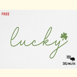 St. Patrick's Day SVG Lucky