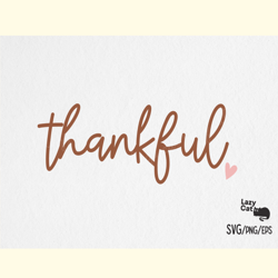 Thankful Thanksgiving Quote SVG Design
