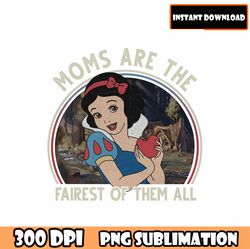 Vintage Disney Mother's Day Shirt Family Matching Tee Cool Gift Ideas Women svg, Princesses svg, Vector Image, Cut Files