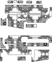 ar 15 gun engraving template svg vector file for laser engraving, cnc router, cricut, ez cad, fiber laser engraving v8
